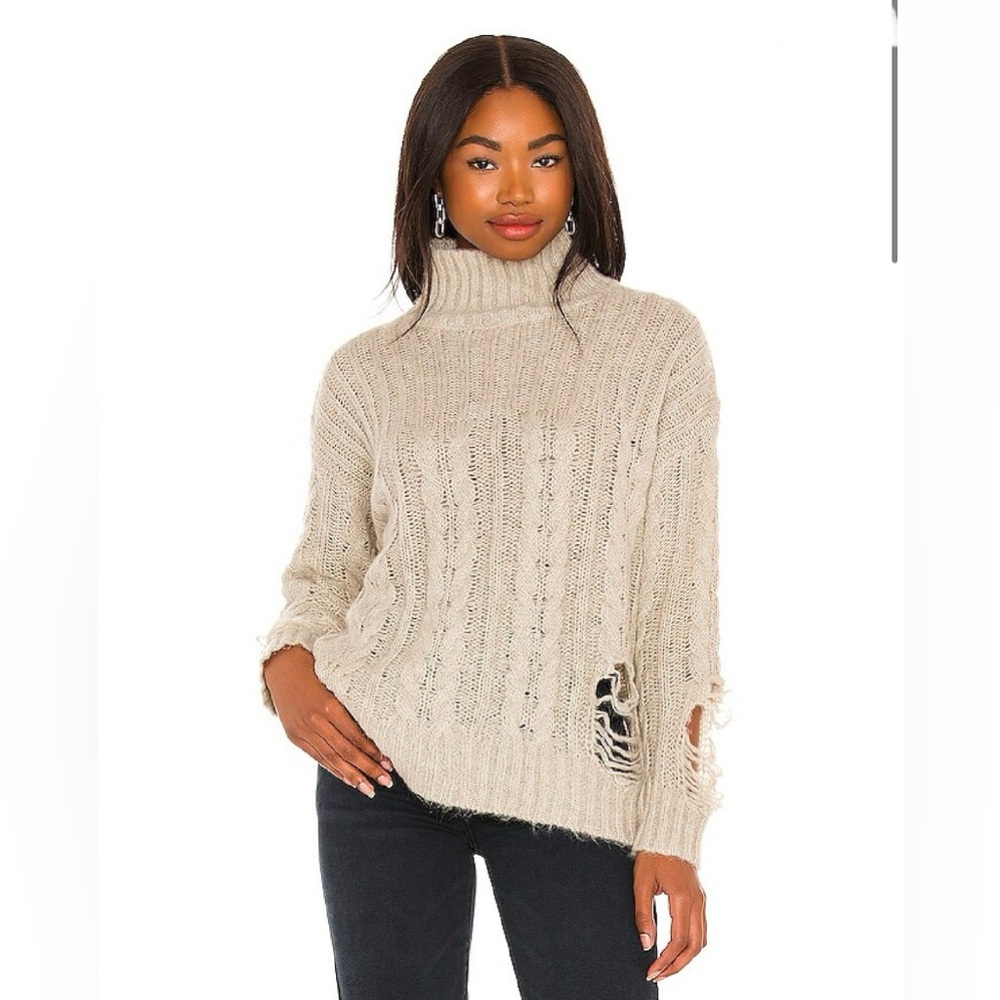 Distressed Sweater, Size: XS